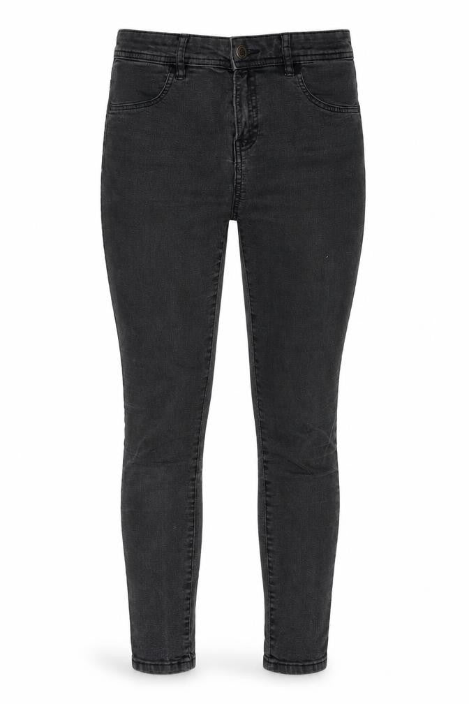 MNG Womens Black Cotton Skinny Jeans Size 6 L26 in Regular Button