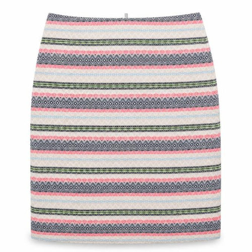 Marks and Spencer Womens Multicoloured Geometric Polyester Straight & Pencil Skirt Size 10 Zip