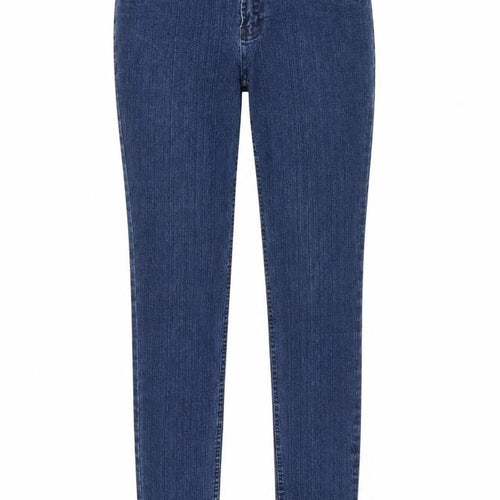 Logus Womens Blue Cotton Skinny Jeans Size 30 in Regular Zip