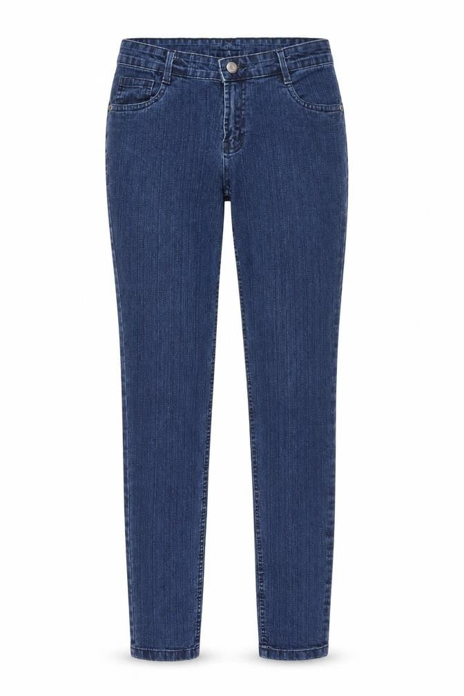 Logus Womens Blue Cotton Skinny Jeans Size 30 in Regular Zip