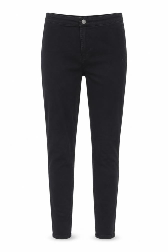 Denim & Co. Womens Black Cotton Skinny Jeans Size 10 Regular Zip
