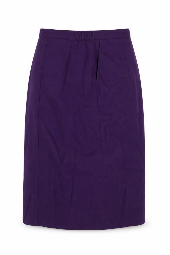 Corey Lynn Womens Purple Polyester Straight & Pencil Skirt Size 8 Zip