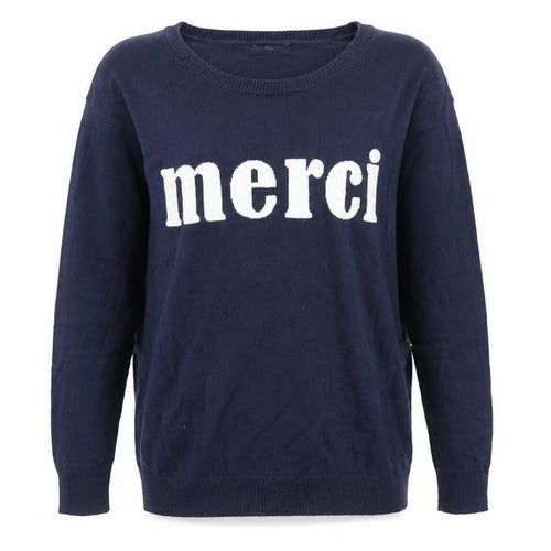 Gap Mens Blue Round Neck Acrylic Pullover Jumper Size S Long Sleeve - Merci