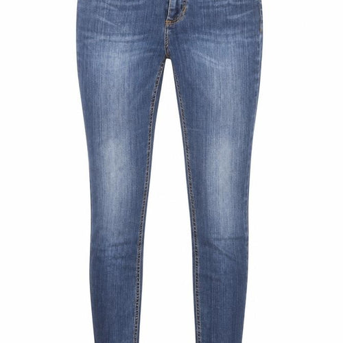 And Or Womens Blue Cotton Skinny Jeans Size 6 Regular Zip