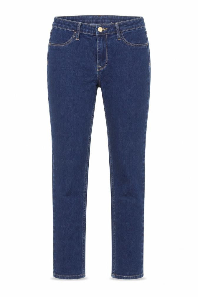 H&M Womens Blue Cotton Skinny Jeans Size 8 Regular Zip