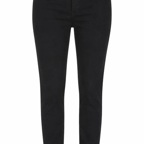 Marks and Spencer Womens Black Cotton Skinny Jeans Size 10 Regular Zip