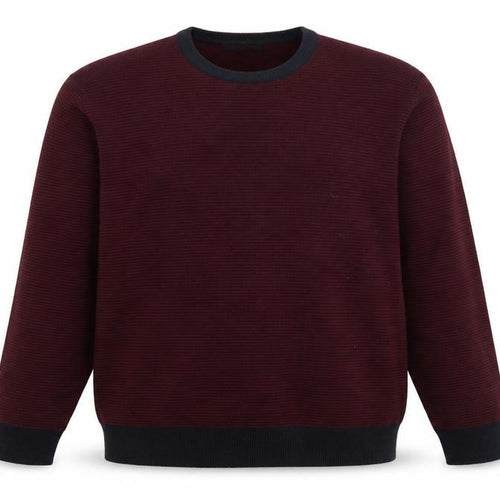 Marks and Spencer Mens Purple Round Neck Acrylic Pullover Jumper Size XL Long Sleeve