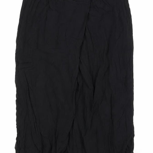 French Connection Womens Black Viscose Straight & Pencil Skirt Size 6