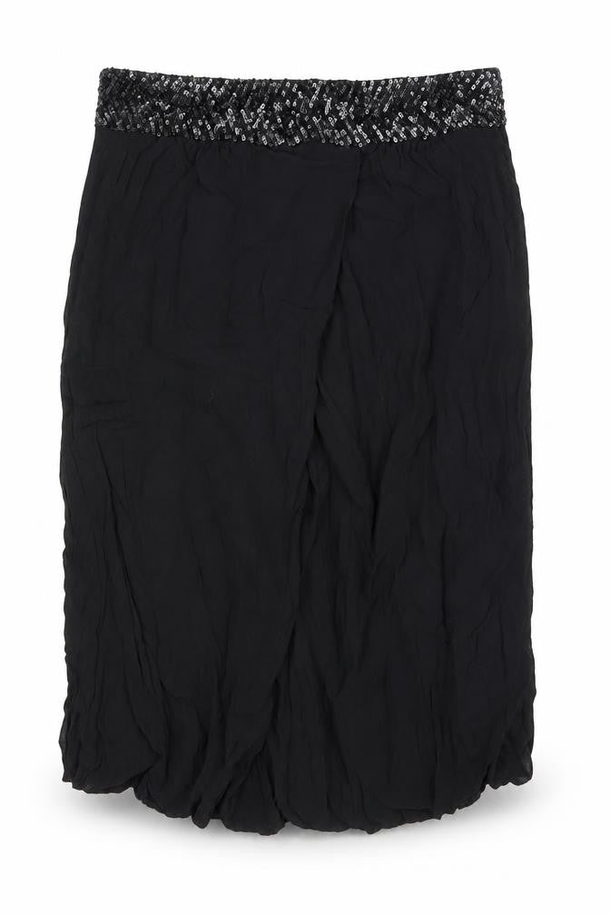 French Connection Womens Black Viscose Straight & Pencil Skirt Size 6