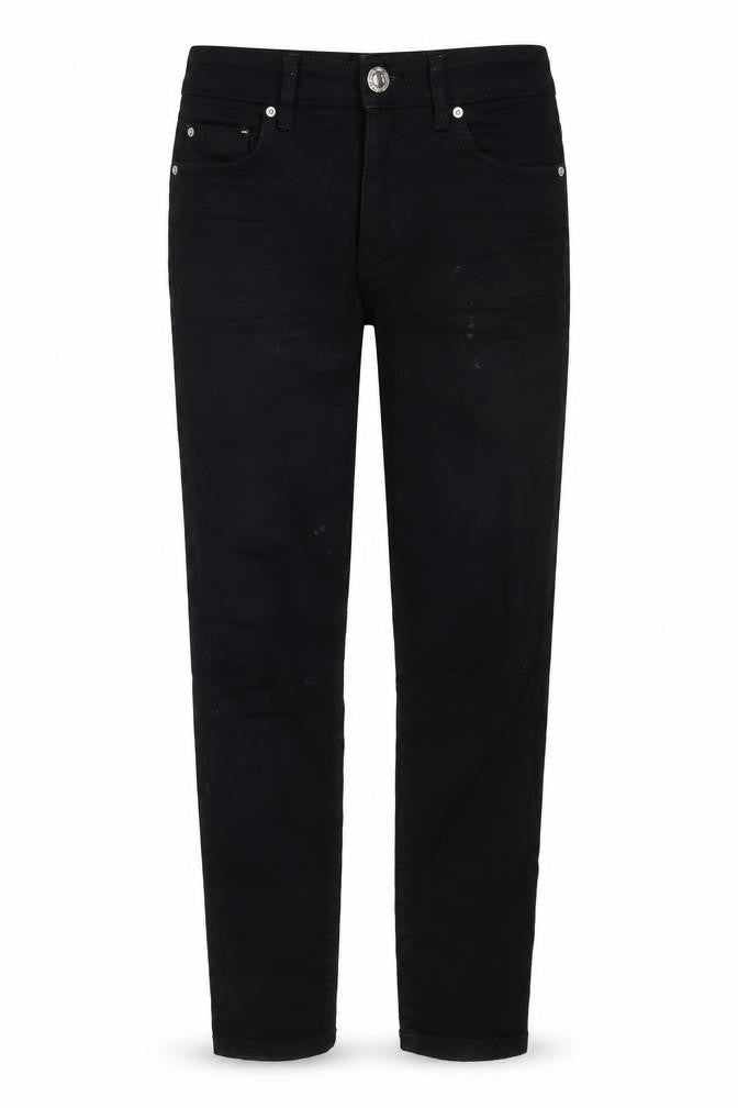 Marks and Spencer Womens Black Cotton Skinny Jeans Size 10 Regular Zip