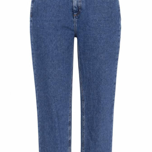 ASOS Womens Blue Cotton Straight Jeans Size 26 in L30 in Regular Zip