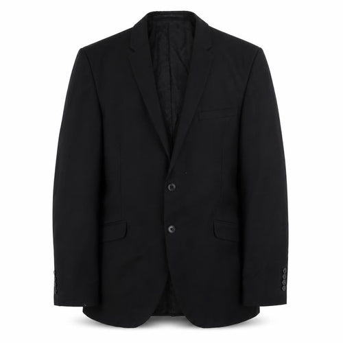 Paul Costelloe Mens Black Patent Leather Jacket Blazer Size 40 Regular