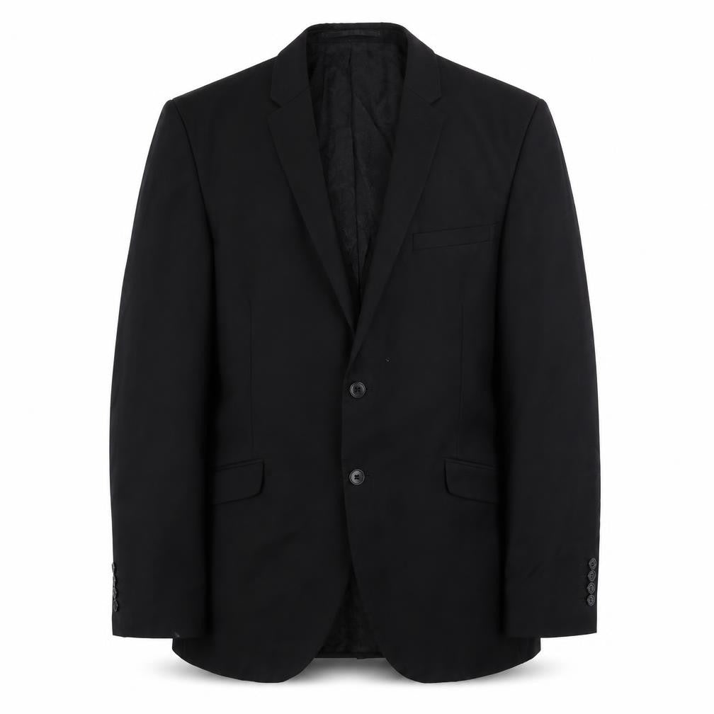 Paul Costelloe Mens Black Patent Leather Jacket Blazer Size 40 Regular