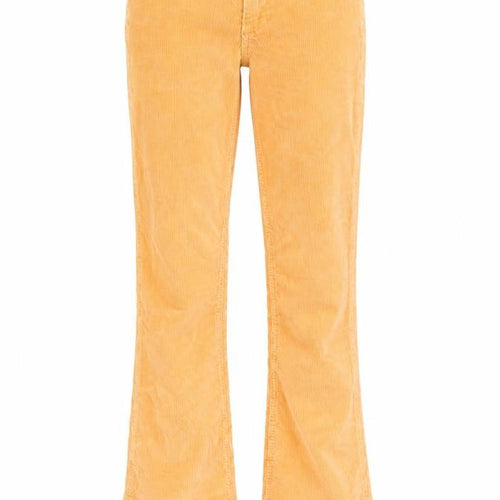 BDG Womens Orange Cotton Trousers Size 24 in L30 in Regular Zip