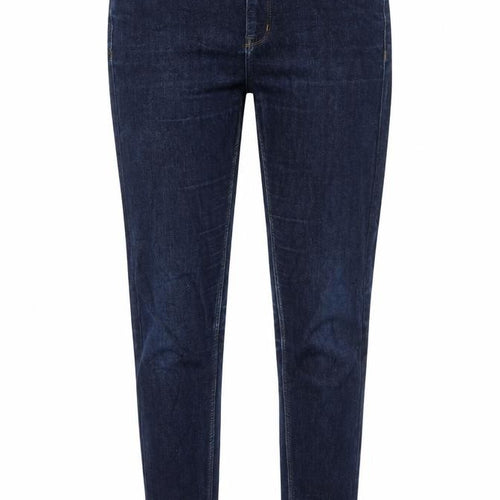 Marks and Spencer Womens Blue Cotton Skinny Jeans Size 10 Regular Zip