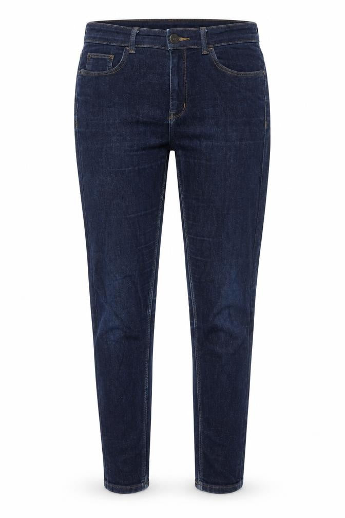 Marks and Spencer Womens Blue Cotton Skinny Jeans Size 10 Regular Zip