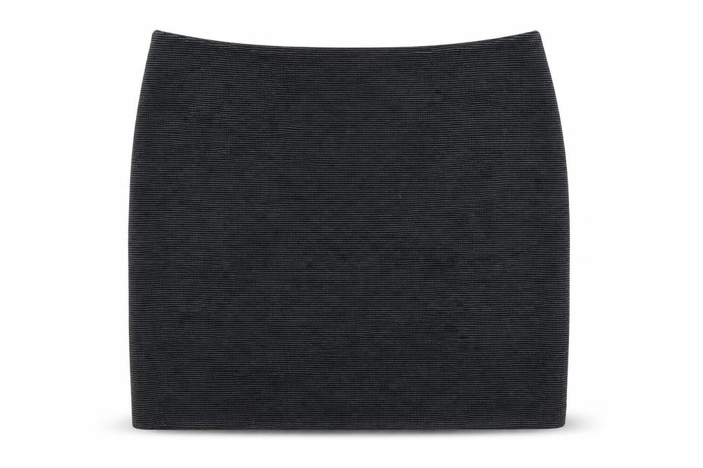 Preworn Womens Black Polyester Straight & Pencil Skirt Size 32 in