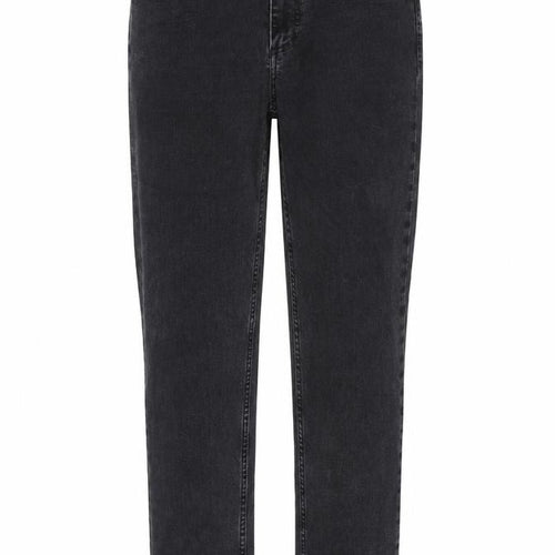 Marks and Spencer Womens Grey Cotton Straight Jeans Size 10 L30 in Regular Button