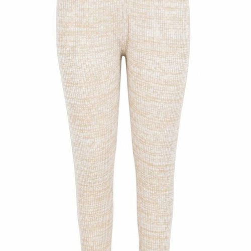 ASOS Womens Beige Geometric Acrylic Jogger Trousers Size 10 L30 in Regular Hook & Loop