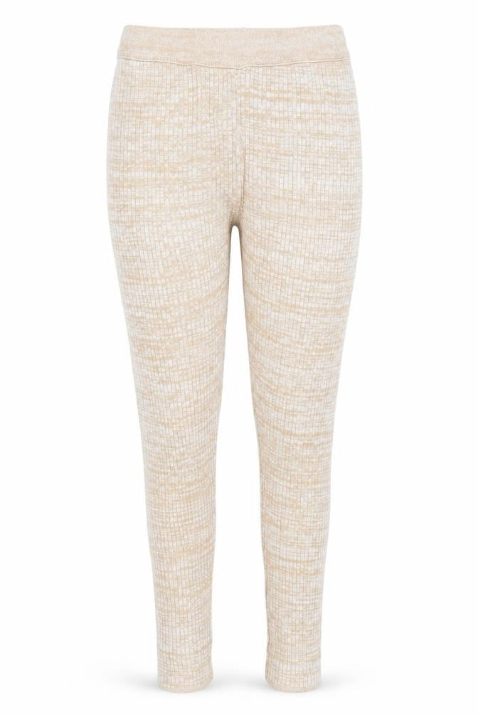 ASOS Womens Beige Geometric Acrylic Jogger Trousers Size 10 L30 in Regular Hook & Loop