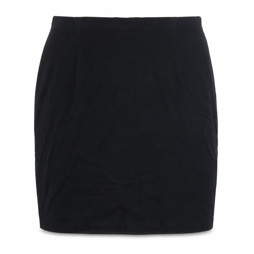St Michael Womens Blue Viscose Straight & Pencil Skirt Size 14 Zip