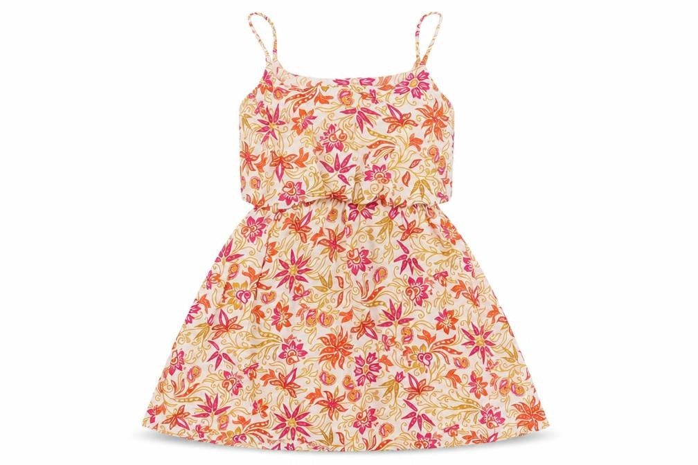 Debenhams Womens Multicoloured Floral Viscose Tank Dress Size M Scoop Neck Pullover