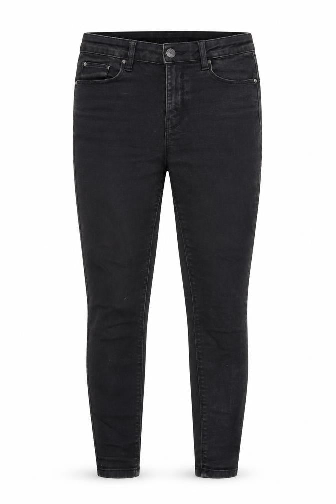 Denim & Co. Womens Black Cotton Skinny Jeans Size 10 Regular Zip