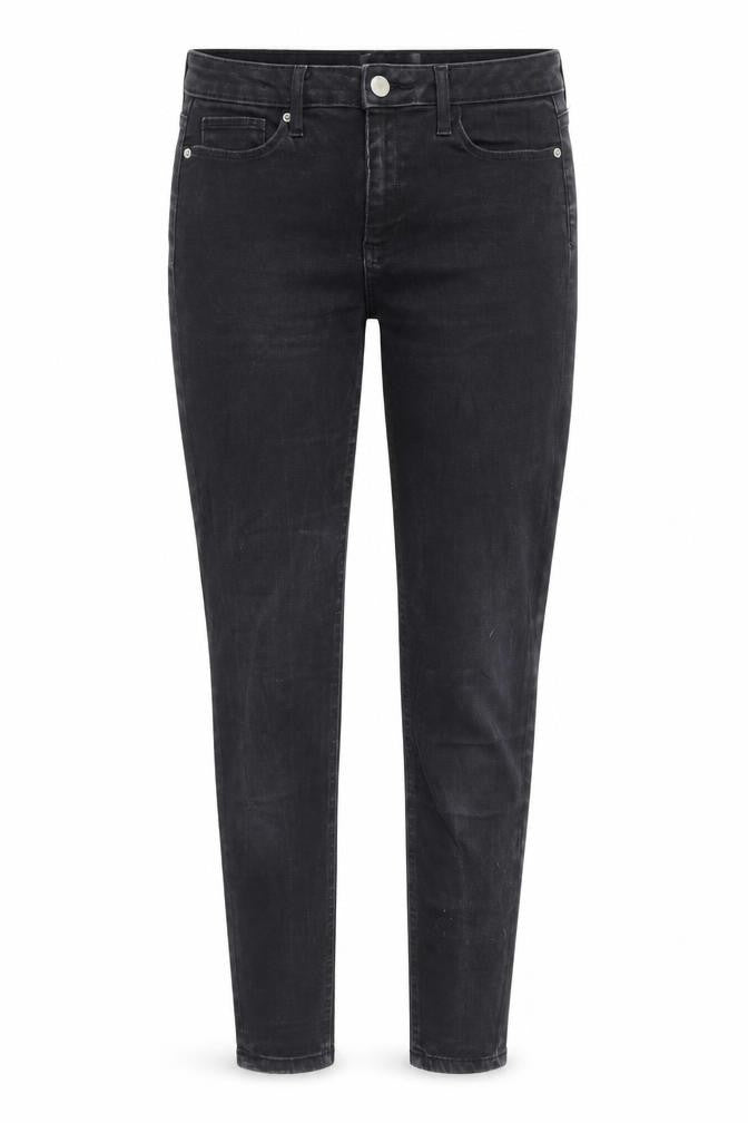 New Look Womens Black Cotton Skinny Jeans Size 10 Regular Zip