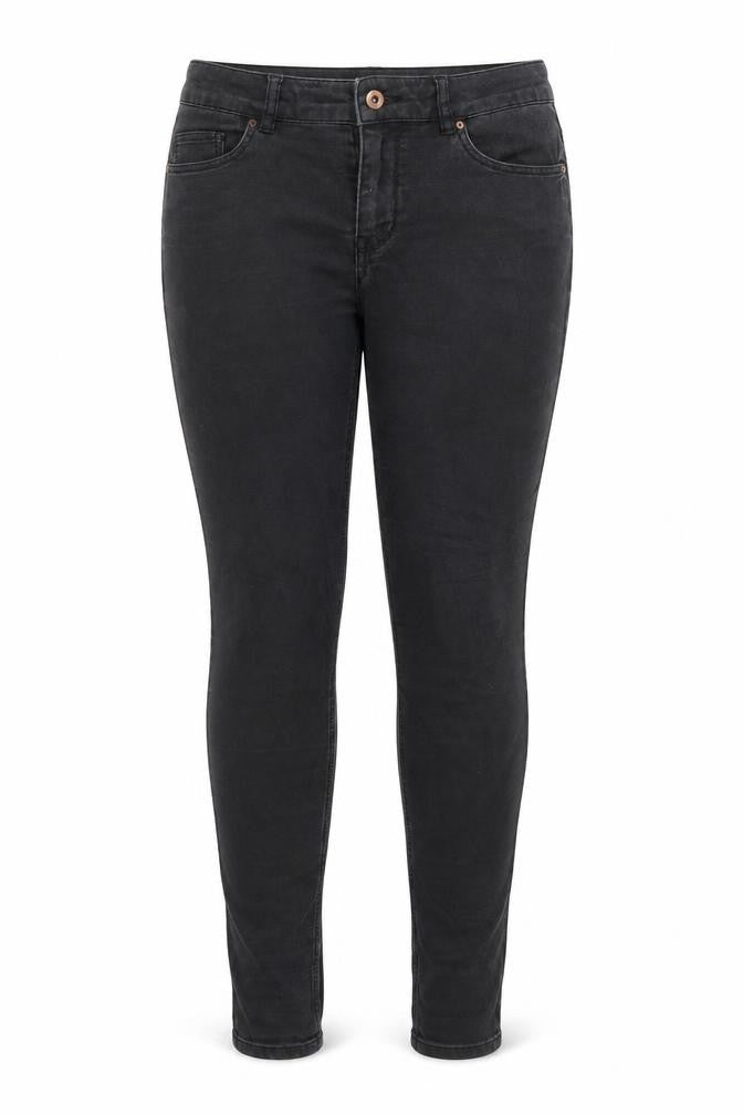 H&M Womens Grey Cotton Skinny Jeans Size 12 Regular Zip