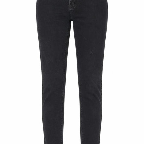 Denim & Co. Womens Black Cotton Skinny Jeans Size 10 Regular Zip