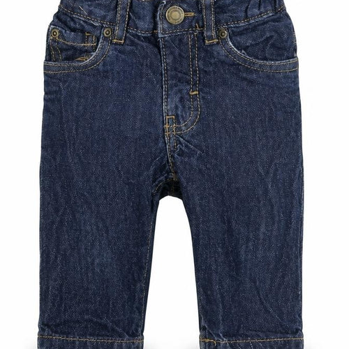 H&M Boys Blue 100% Cotton Jogger Jeans Size 3-6 Months Zip
