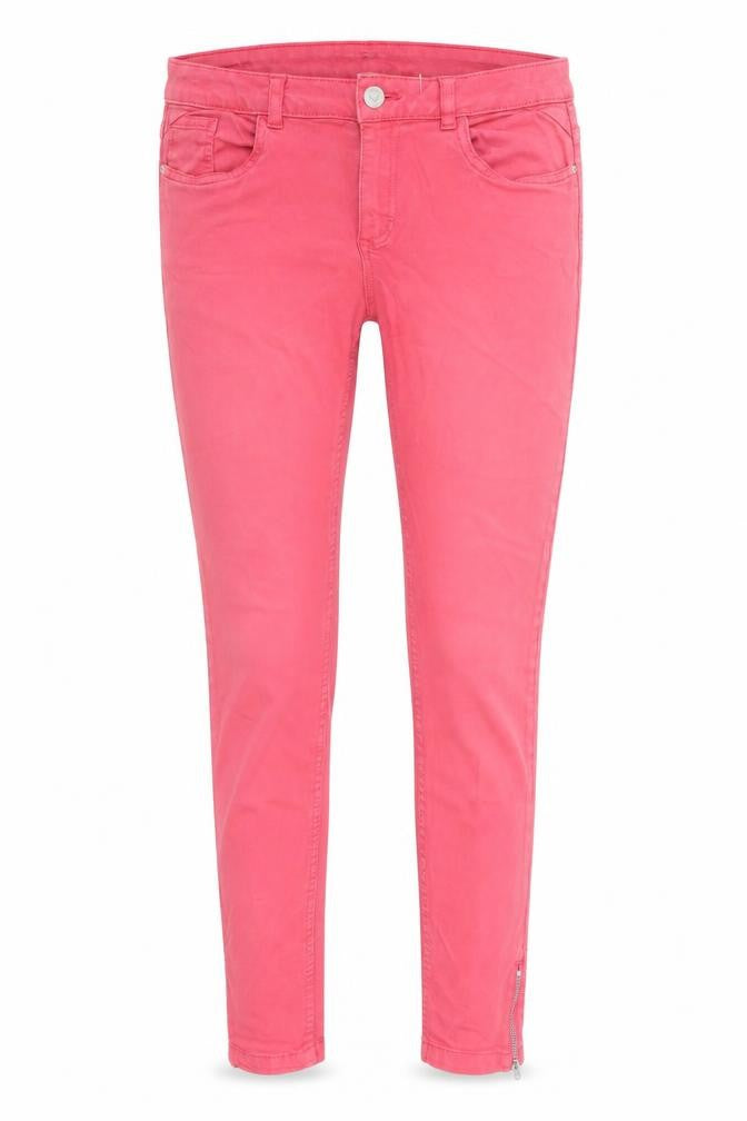 b.young Womens Pink Polyester Skinny Jeans Size 29 in Regular Zip - Ankle Zips