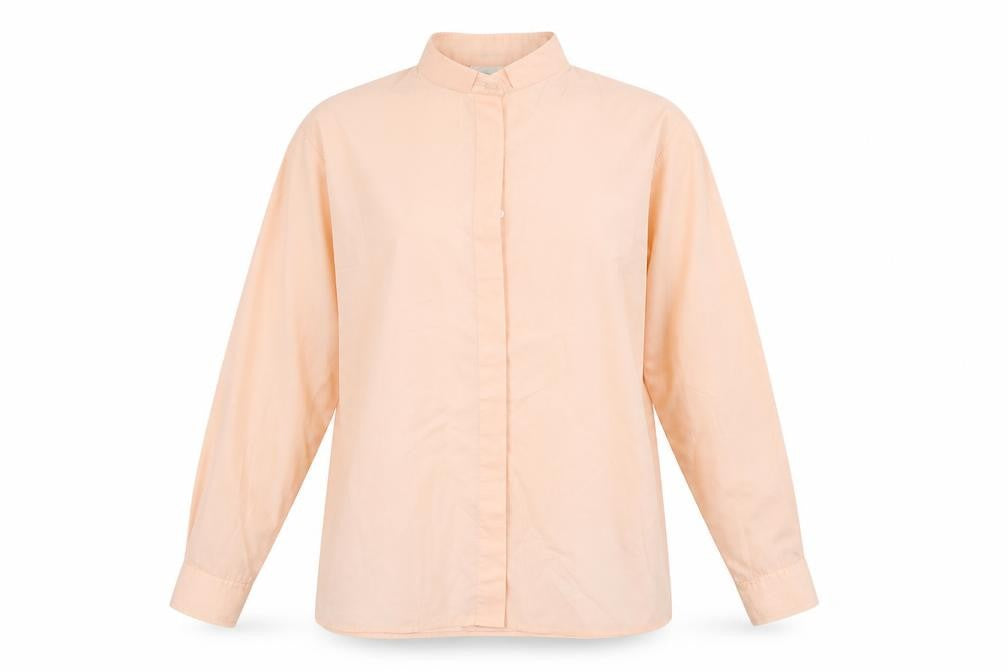 L-J LONDON Mens Orange Polyester Dress Shirt Size S Collared Button