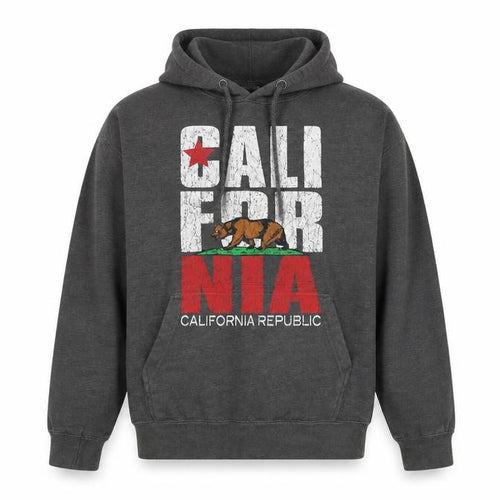 Dimco Apparel Mens Grey Cotton Pullover Hoodie Size S - California