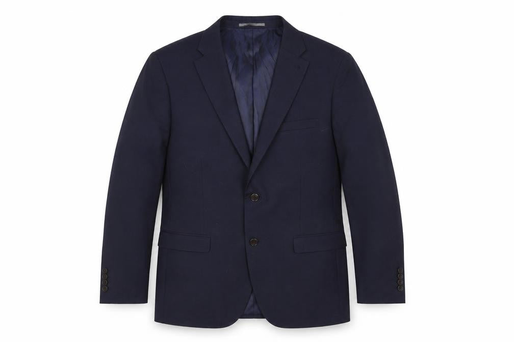 Next Mens Blue Polyester Jacket Blazer Size L Regular