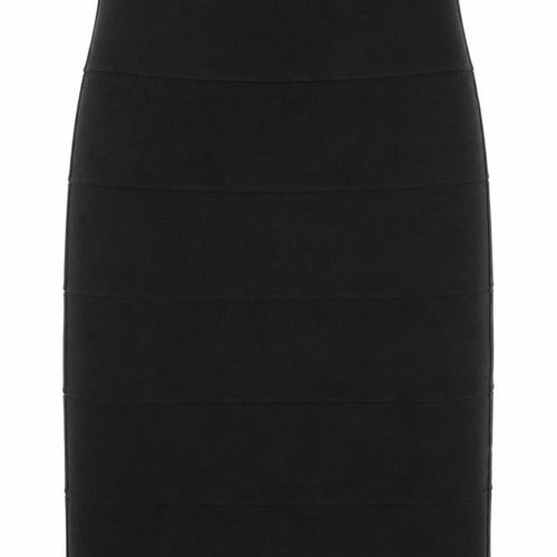 John Lewis Womens Black Viscose Straight & Pencil Skirt Size 10