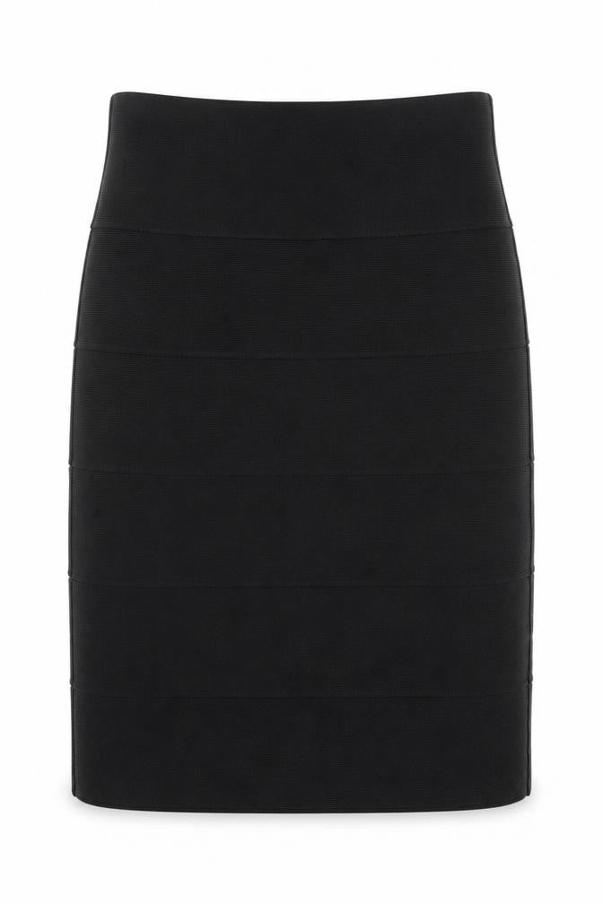 John Lewis Womens Black Viscose Straight & Pencil Skirt Size 10