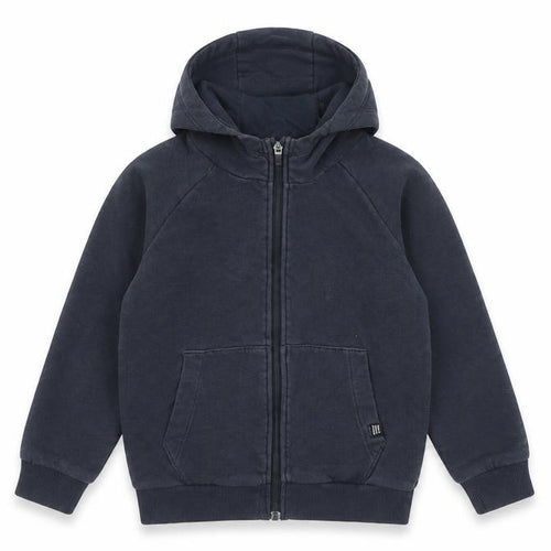 NEXT Boys Black Cotton Full Zip Hoodie Size 6 Years Zip