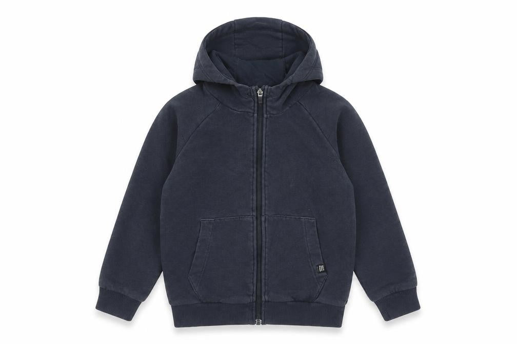 NEXT Boys Black Cotton Full Zip Hoodie Size 6 Years Zip