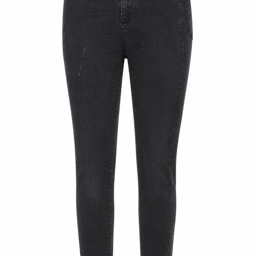 Denim & Co. Womens Black Cotton Skinny Jeans Size 12 Regular Zip