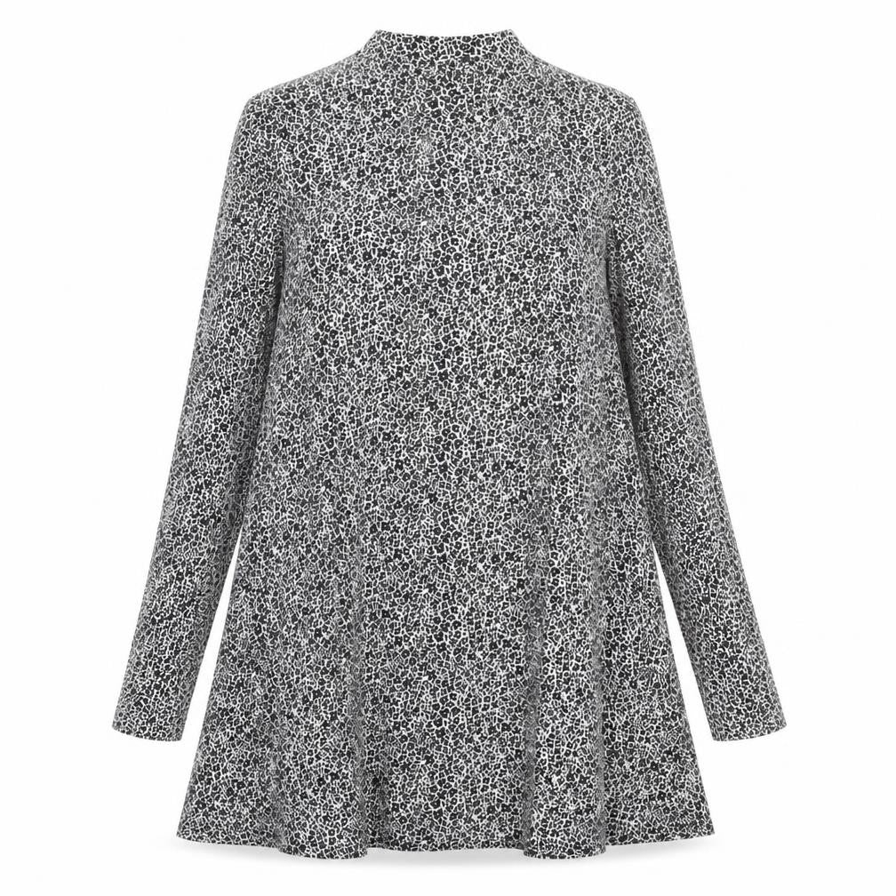 Papaya Womens Black Floral Viscose Fit & Flare Size M Round Neck Pullover