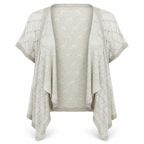 Per Una Womens Beige V-Neck Acrylic Cardigan Jumper Size 16