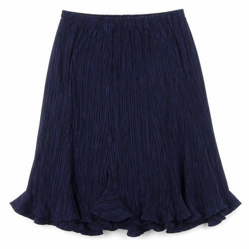 Preworn Womens Blue Viscose Swing Skirt Size 30 in