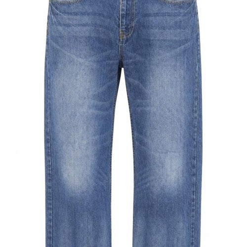 Dylan George Mens Blue Cotton Straight Jeans Size 36 in Regular Zip