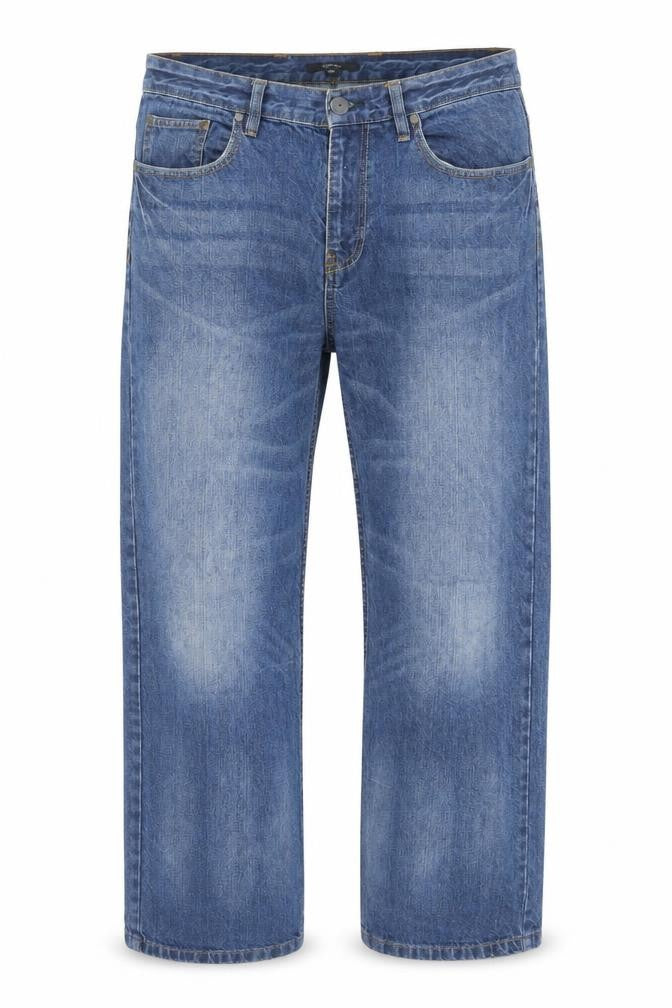 Dylan George Mens Blue Cotton Straight Jeans Size 36 in Regular Zip