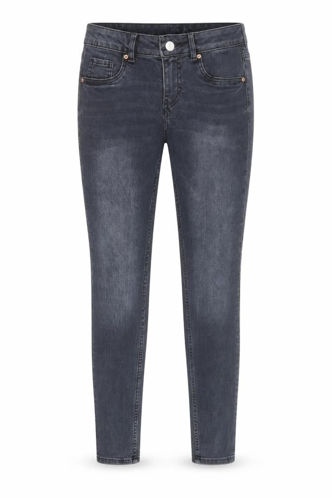 & Denim Womens Blue Cotton Skinny Jeans Size 10 Regular Zip