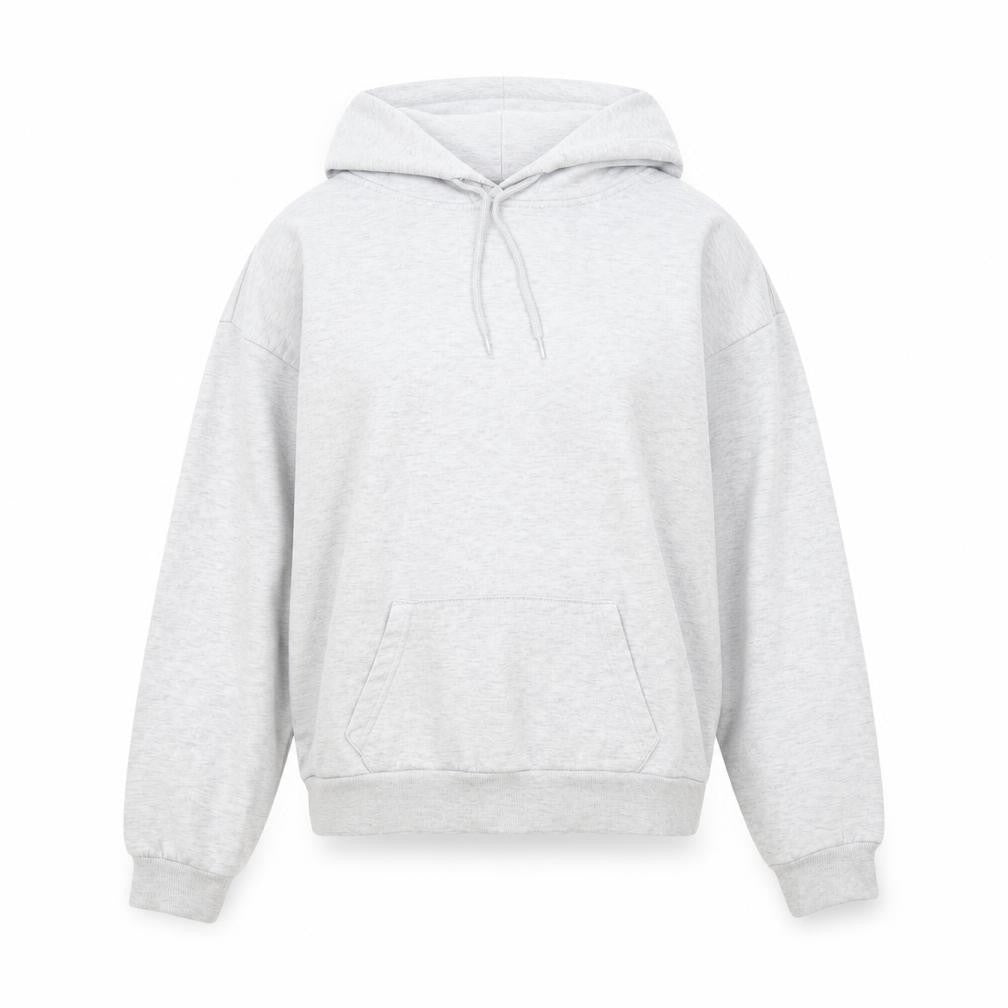 Front view of Primark women’s green polyacrylate fibre pullover hoodie, size S, pullover