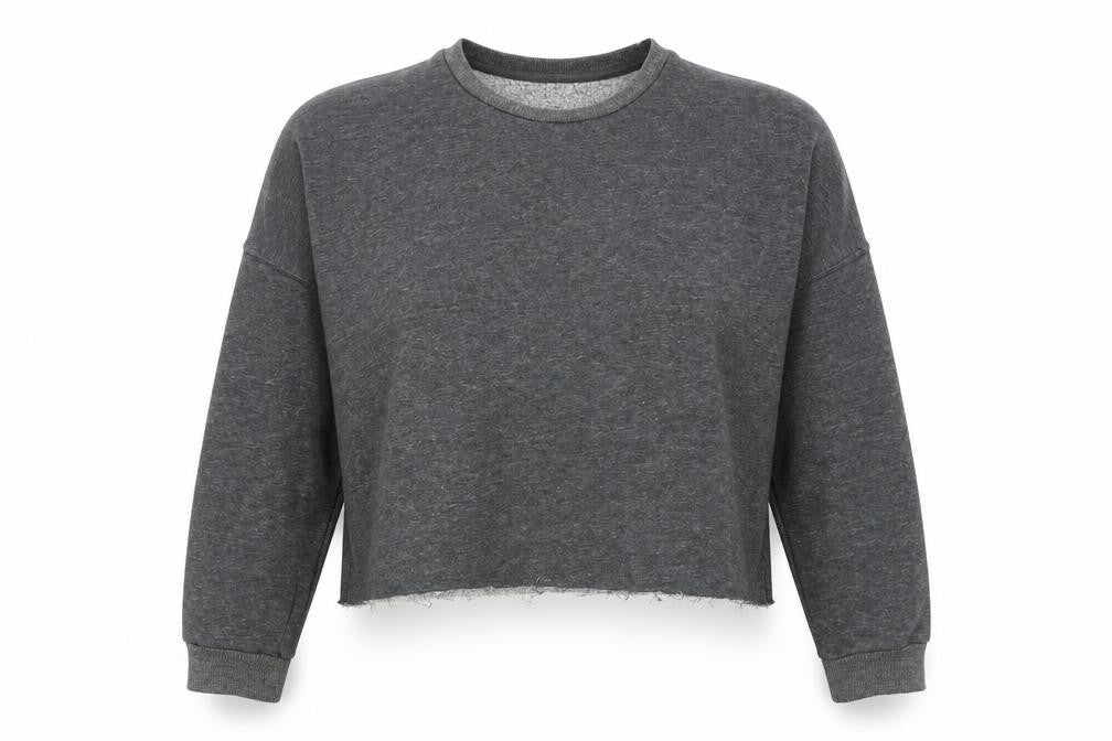 Front view of Marks & Spencer women’s grey polyester basic t-shirt size 2xs round neck