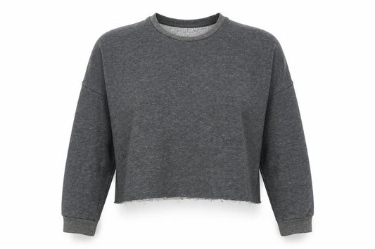 Front view of Marks & Spencer women’s grey polyester basic t-shirt size 2xs round neck
