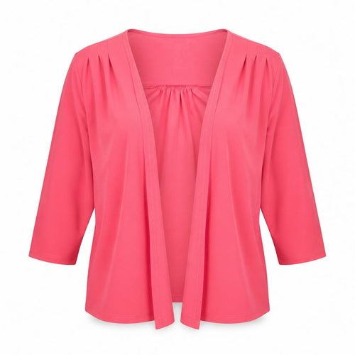 Nightingales Womens Pink V-Neck Polyester Cardigan Jumper Size 16